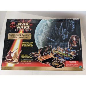 Star Wars Hasbro Episode 1 Battle for Naboo 3D Action Board Game 1999